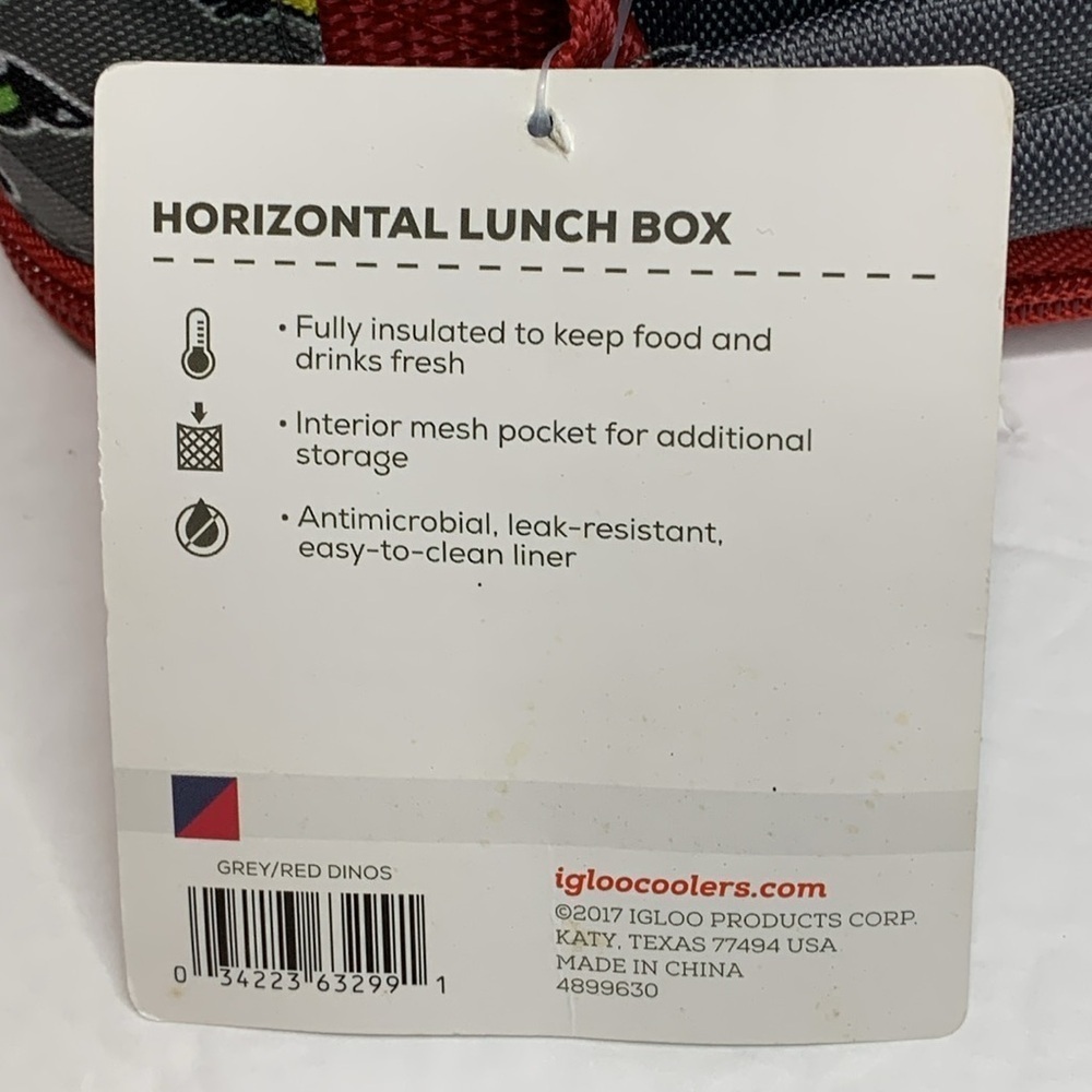 Igloo Lunch Cooler Bag Dinosaurs NWT - Picture 6 of 12